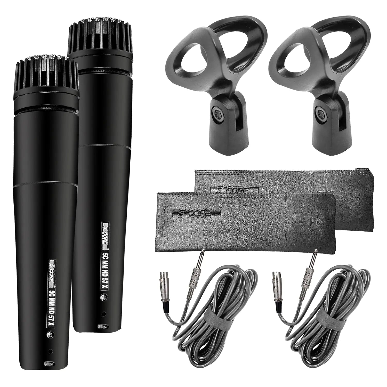 5Core XLR Microphone Dynamic Mic Karaoke Singing Studio Microfono Handheld Mics - TorontoHobbyStore