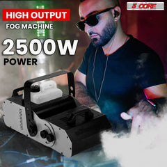 5Core Fog Machine 2500W Smoke Machine 6500CFM Low Lying Portable Fogger Maquina De Humo Para Fiestas - TorontoHobbyStore