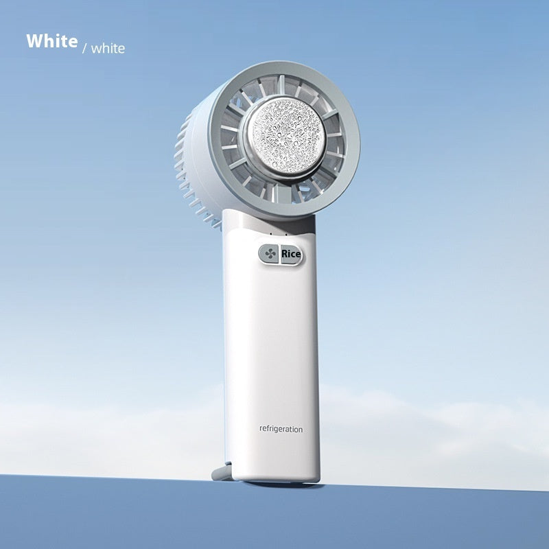 2024 Summer Gadget Handheld Turbo Jet Fan Mini Portable Ice Cold Fan Generation Brushless Motor Wind High Speed Duct Fans Violent Blower - TorontoHobbyStore