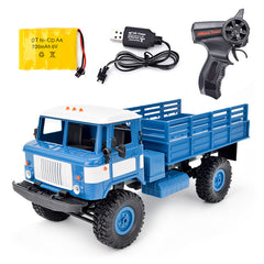 Truck child remote control RC four wheel drive off-road climbing military electric model toy car naughty dragon