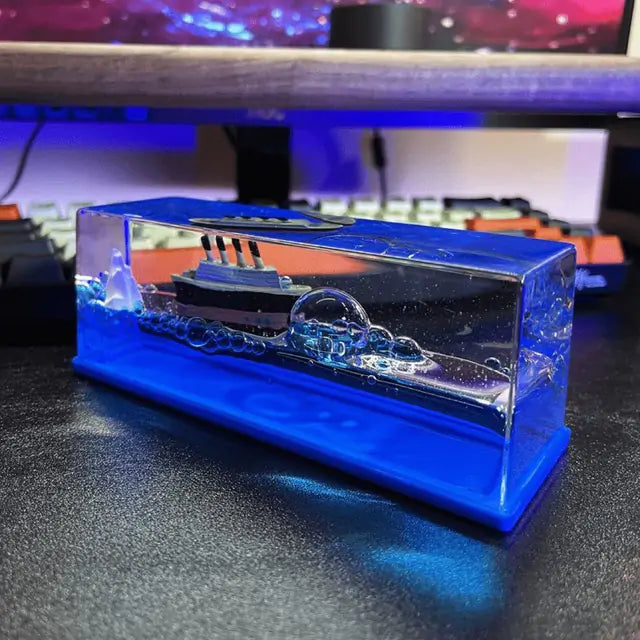 Cruise Ship Fluid Drift Bottle Decoration - TorontoHobbyStore