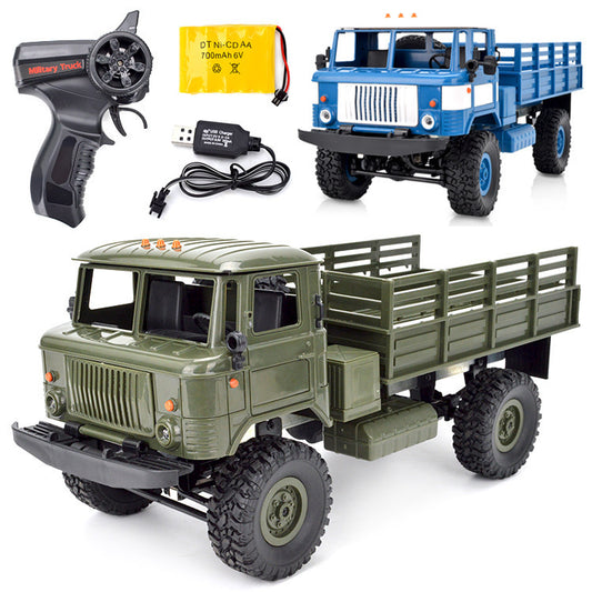 Truck child remote control RC four wheel drive off-road climbing military electric model toy car naughty dragon