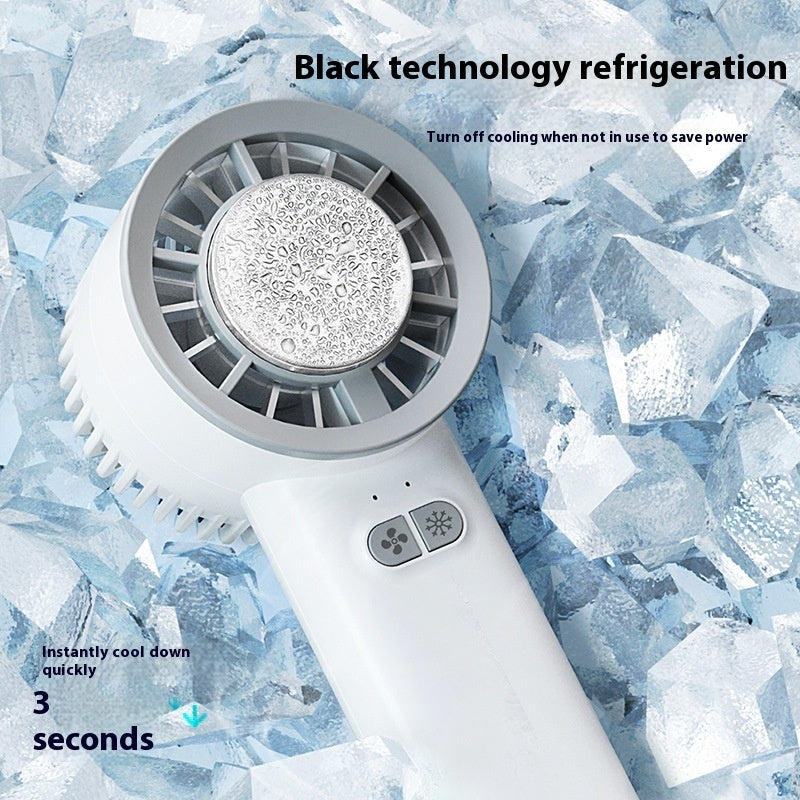 2024 Summer Gadget Handheld Turbo Jet Fan Mini Portable Ice Cold Fan Generation Brushless Motor Wind High Speed Duct Fans Violent Blower - TorontoHobbyStore