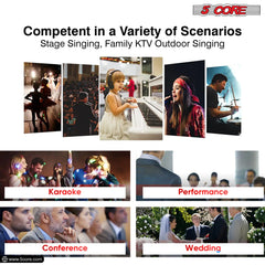 5Core XLR Microphone Dynamic Mic Karaoke Singing Studio Microfono Handheld Mics - TorontoHobbyStore