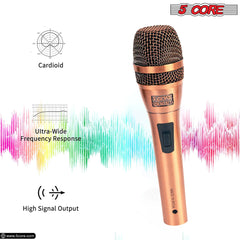 5Core XLR Microphone Dynamic Mic Karaoke Singing Studio Microfono Handheld Mics - TorontoHobbyStore