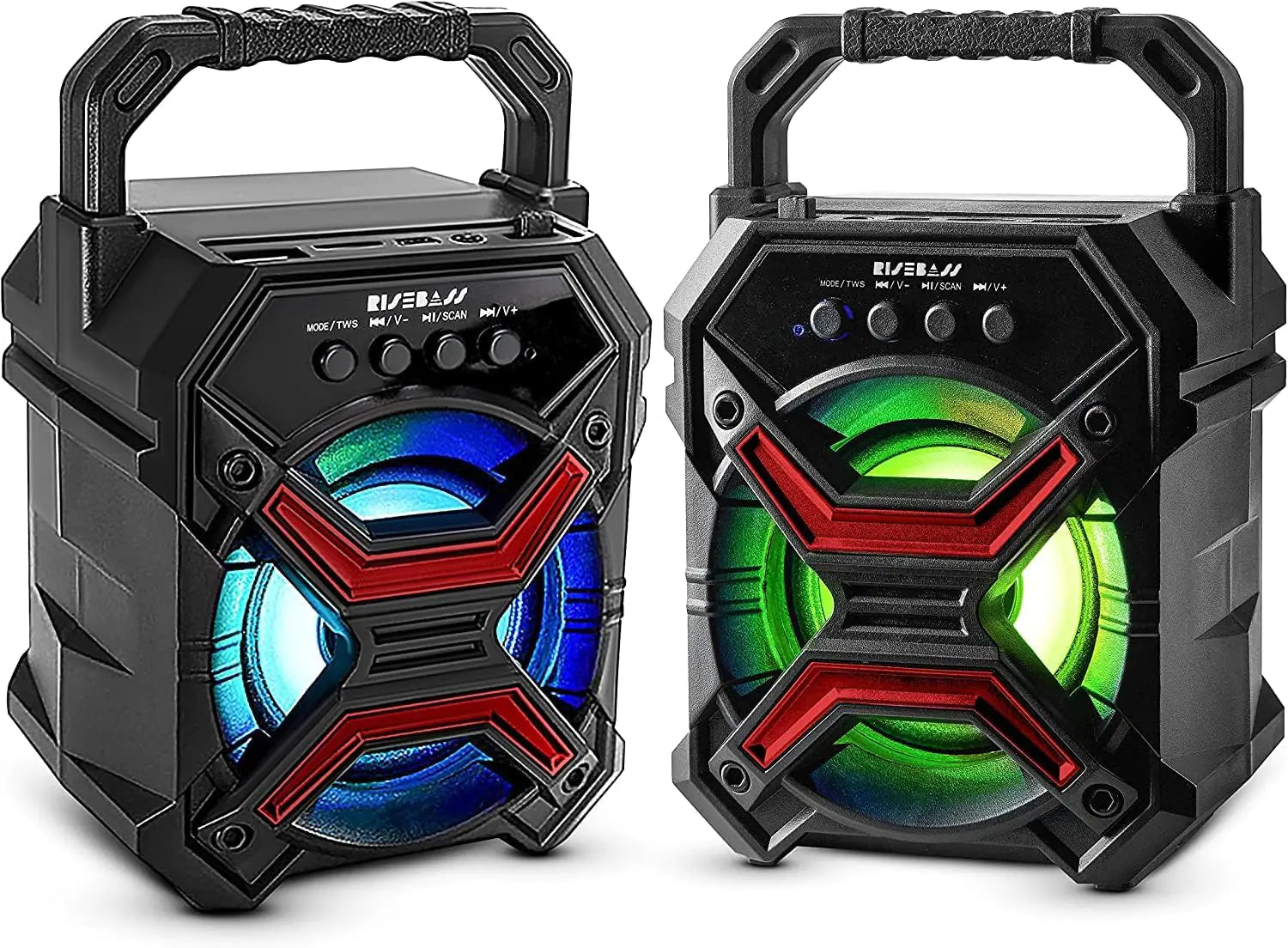 Portable Wireless Bluetooth Speaker with TWS Function - Rechargeable Bluetooth Speaker - 7" 65db Wireless Speaker - TorontoHobbyStore