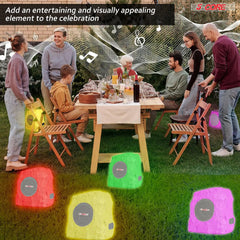 5Core Outdoor Wireless Speakers Bluetooth Rock Waterproof Linkable TWS Garden Speaker - TorontoHobbyStore