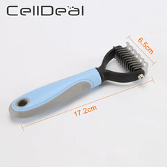 Precise Hair Removal Comb: Dematting and Deshedding Grooming Tool for Dogs and Cats - TorontoHobbyStore