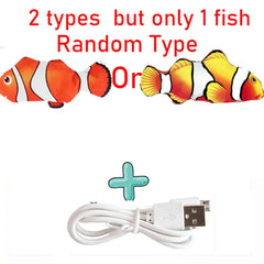 Cats USB Charger Interactive Toy Fish - TorontoHobbyStore