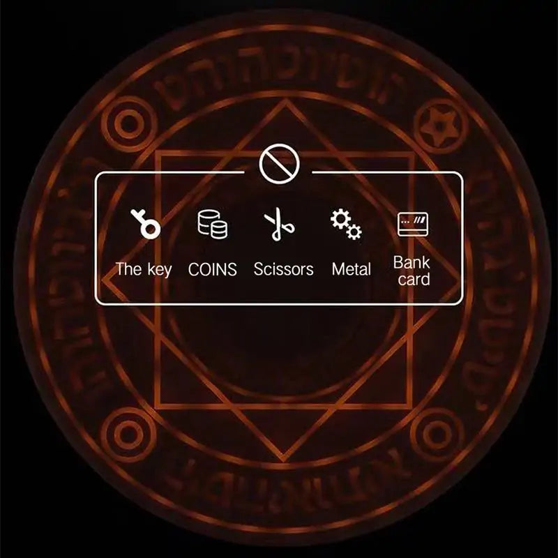 Precise Title: 10W Glowing Magic Array Wireless Charger - TorontoHobbyStore