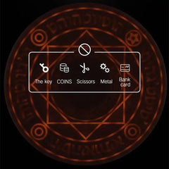 Precise Title: 10W Glowing Magic Array Wireless Charger - TorontoHobbyStore