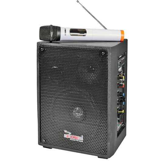 5Core PA Speaker 40W Portable PA System w Wireless Mic Small Rechargeable Public Speaking Machine - TorontoHobbyStore
