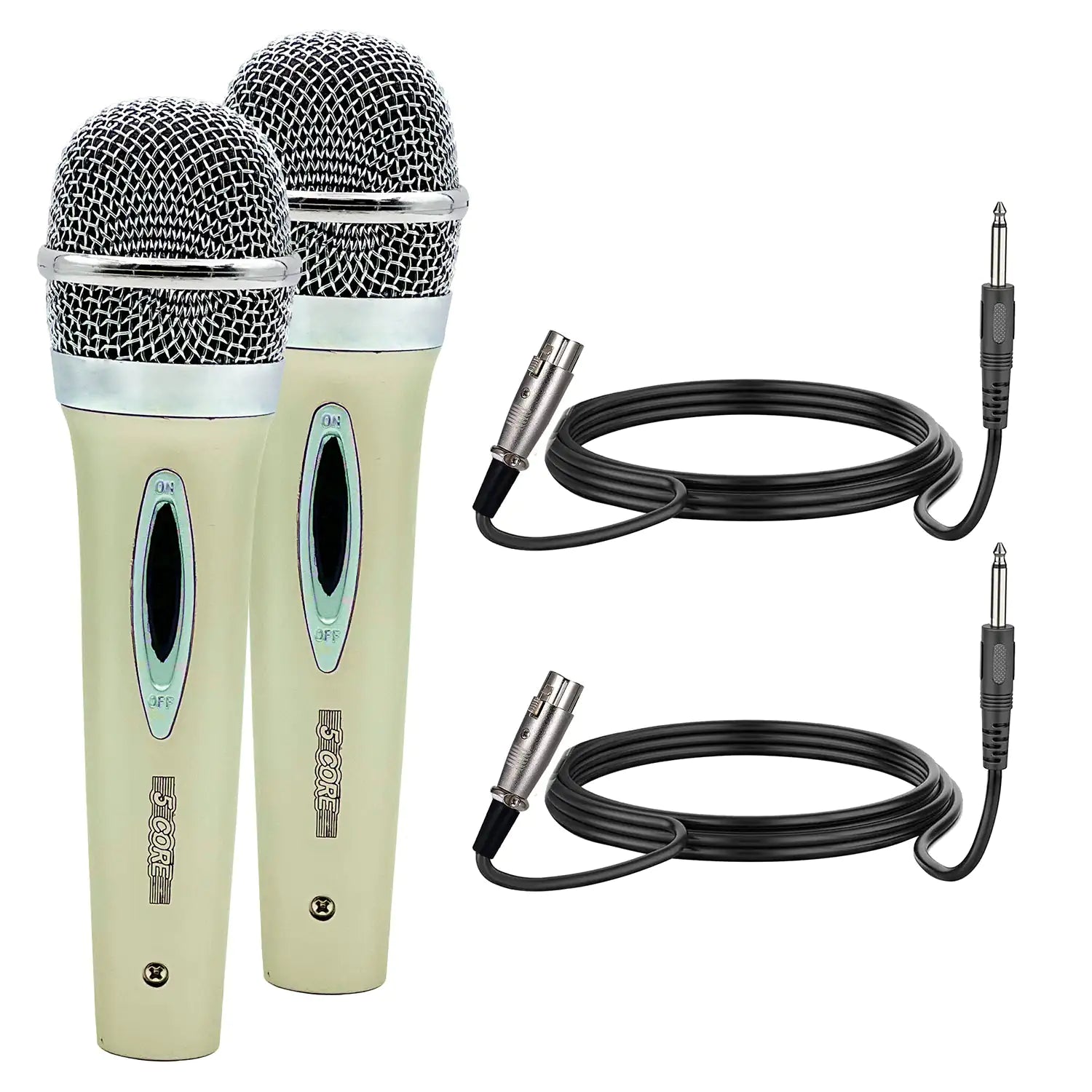 5Core XLR Microphone Dynamic Mic Karaoke Singing Studio Mics Handheld Microfono - TorontoHobbyStore