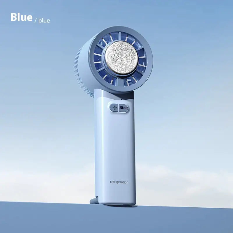 2024 Summer Gadget Handheld Turbo Jet Fan Mini Portable Ice Cold Fan Generation Brushless Motor Wind High Speed Duct Fans Violent Blower - TorontoHobbyStore