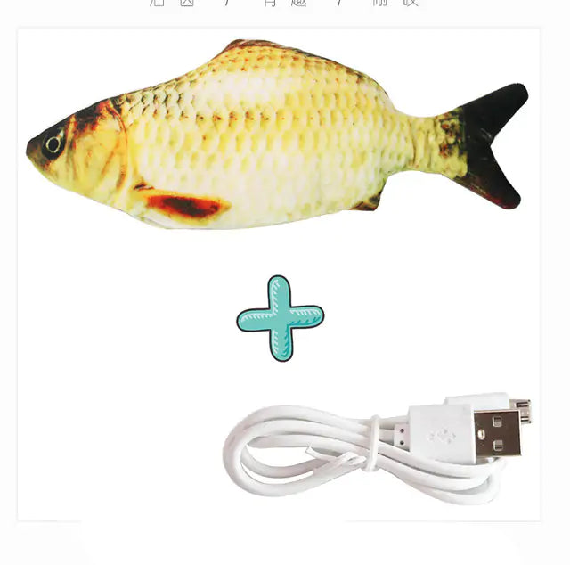 Cats USB Charger Interactive Toy Fish - TorontoHobbyStore