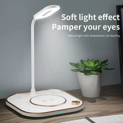 Led Desk Lamp 3 in 1 Wireless Charger - TorontoHobbyStore
