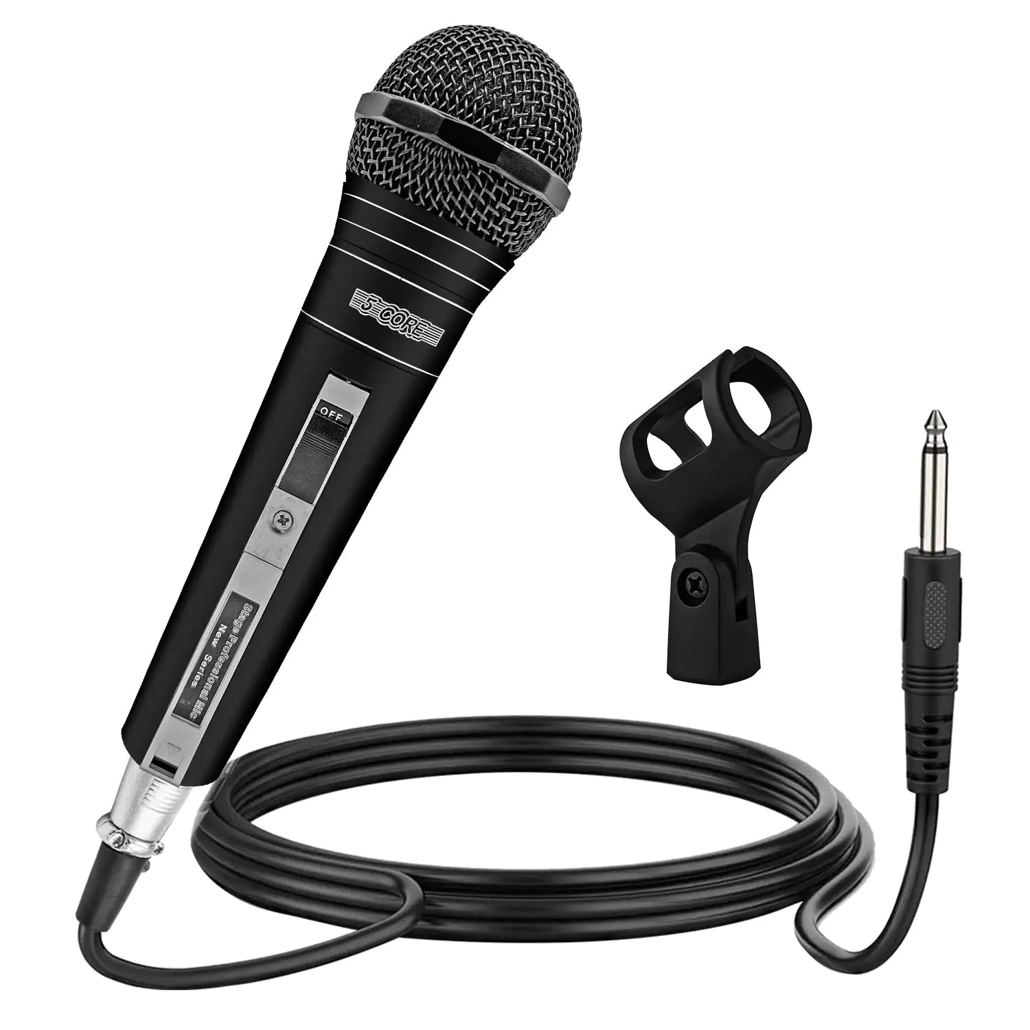 5Core XLR Microphone Dynamic Mic Karaoke Singing Studio Mics Handheld Microfono - TorontoHobbyStore