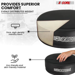 5Core Drum Throne Padded Adjustable Guitar Stool Drummer Seat for Adults & Kids - TorontoHobbyStore