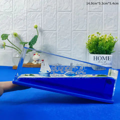Cruise Ship Fluid Drift Bottle Decoration - TorontoHobbyStore