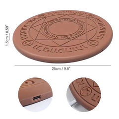 Precise Title: 10W Glowing Magic Array Wireless Charger - TorontoHobbyStore