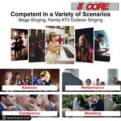 5Core XLR Microphone Dynamic Mic Karaoke Singing Studio Mics Handheld Microfono - TorontoHobbyStore