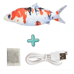 Cats USB Charger Interactive Toy Fish - TorontoHobbyStore