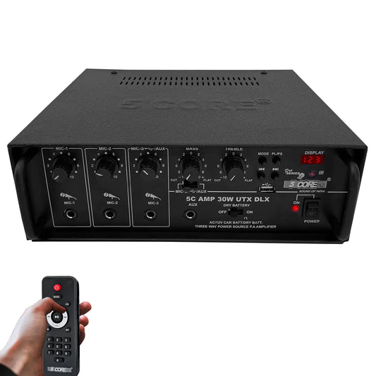5Core Amplifier Home Audio Stereo Receiver PA Speaker Microphone Surround Sound Amp - TorontoHobbyStore