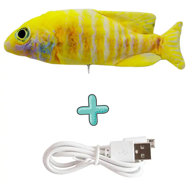 Cats USB Charger Interactive Toy Fish - TorontoHobbyStore