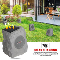 5Core Outdoor Wireless Speakers Bluetooth Rock Waterproof Linkable TWS Garden Speaker - TorontoHobbyStore