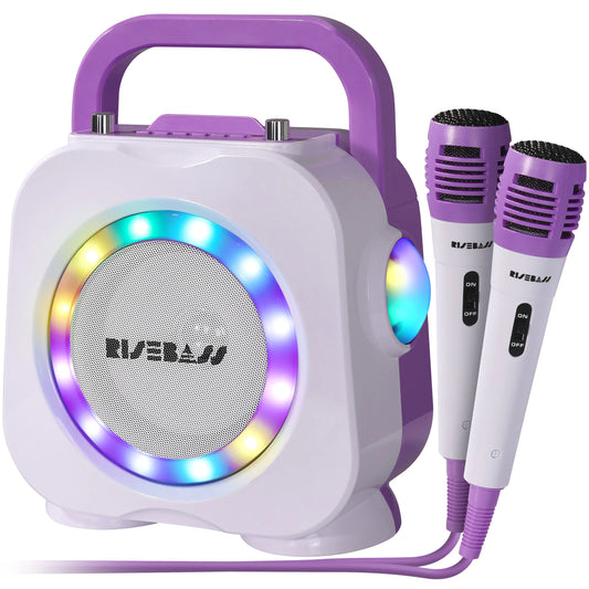Karaoke Machine for Kids - Bluetooth Speaker with 2 Microphone - Portable Kids Karaoke Machine for Girls and Boys - Birthday Gift for Girls and Boys Ages 2 Years Old and Up. - TorontoHobbyStore