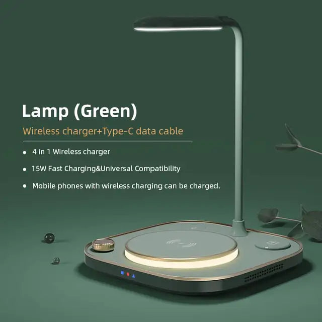 Led Desk Lamp 3 in 1 Wireless Charger - TorontoHobbyStore