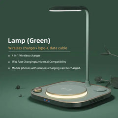 Led Desk Lamp 3 in 1 Wireless Charger - TorontoHobbyStore