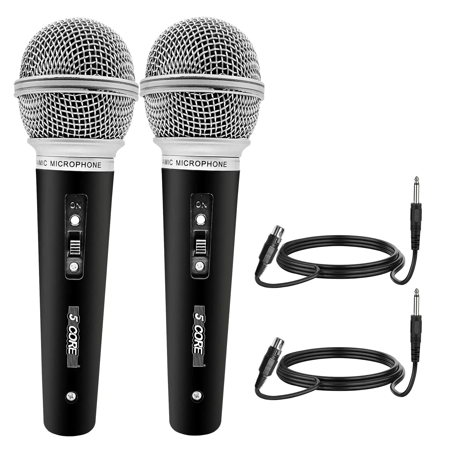 5Core XLR Microphone Dynamic Mic Karaoke Singing Studio Mics Handheld Microfono - TorontoHobbyStore