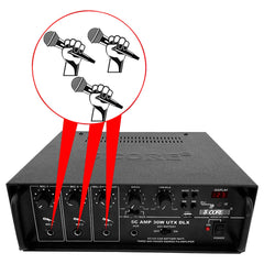 5Core Amplifier Home Audio Stereo Receiver PA Speaker Microphone Surround Sound Amp - TorontoHobbyStore