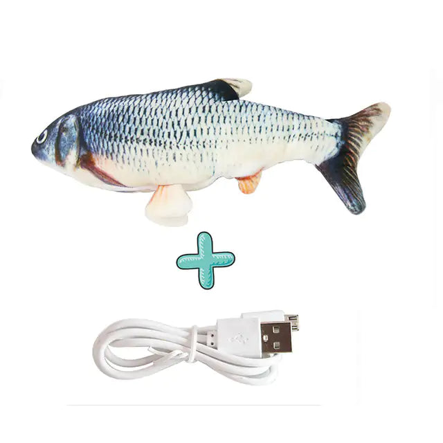 Cats USB Charger Interactive Toy Fish - TorontoHobbyStore