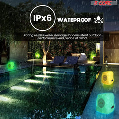 5Core Outdoor Wireless Speakers Bluetooth Rock Waterproof Linkable TWS Garden Speaker - TorontoHobbyStore
