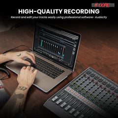 5Core Audio Mixer 16 Channel DJ Mixing Board Bluetooth USB Analog Professional Mezclador De Audio - TorontoHobbyStore