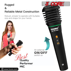 5Core XLR Microphone Dynamic Mic Karaoke Singing Studio Mics Handheld Microfono - TorontoHobbyStore