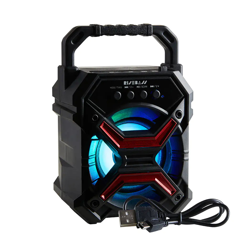 Portable Wireless Bluetooth Speaker with TWS Function - Rechargeable Bluetooth Speaker - 7" 65db Wireless Speaker - TorontoHobbyStore