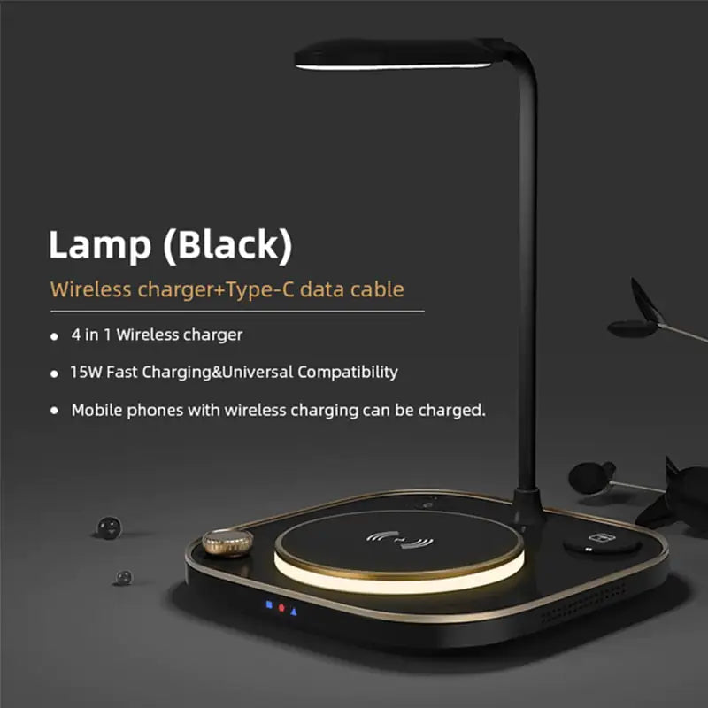 Led Desk Lamp 3 in 1 Wireless Charger - TorontoHobbyStore