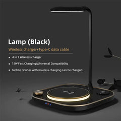 Led Desk Lamp 3 in 1 Wireless Charger - TorontoHobbyStore