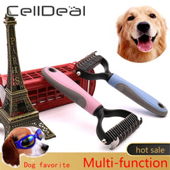 Precise Hair Removal Comb: Dematting and Deshedding Grooming Tool for Dogs and Cats - TorontoHobbyStore