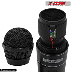 5Core XLR Microphone Dynamic Mic Karaoke Singing Studio Mics Handheld Microfono - TorontoHobbyStore