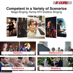 5Core XLR Microphone Dynamic Mic Karaoke Singing Studio Microfono Handheld Mics - TorontoHobbyStore