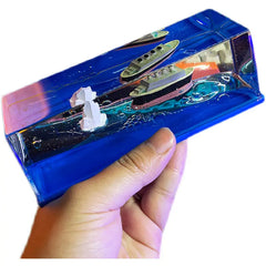 Cruise Ship Fluid Drift Bottle Decoration - TorontoHobbyStore