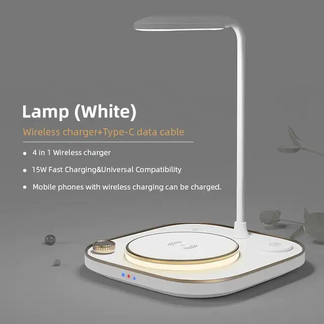 Led Desk Lamp 3 in 1 Wireless Charger - TorontoHobbyStore