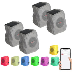 5Core Outdoor Wireless Speakers Bluetooth Rock Waterproof Linkable TWS Garden Speaker - TorontoHobbyStore