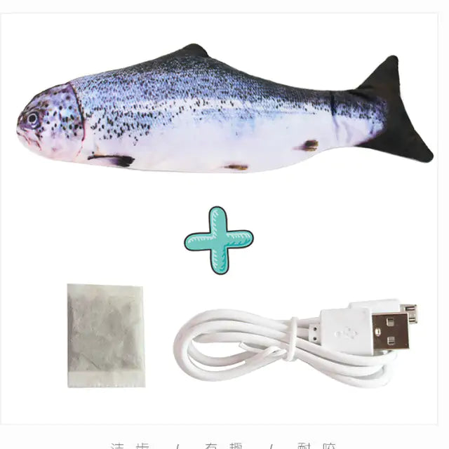 Cats USB Charger Interactive Toy Fish - TorontoHobbyStore