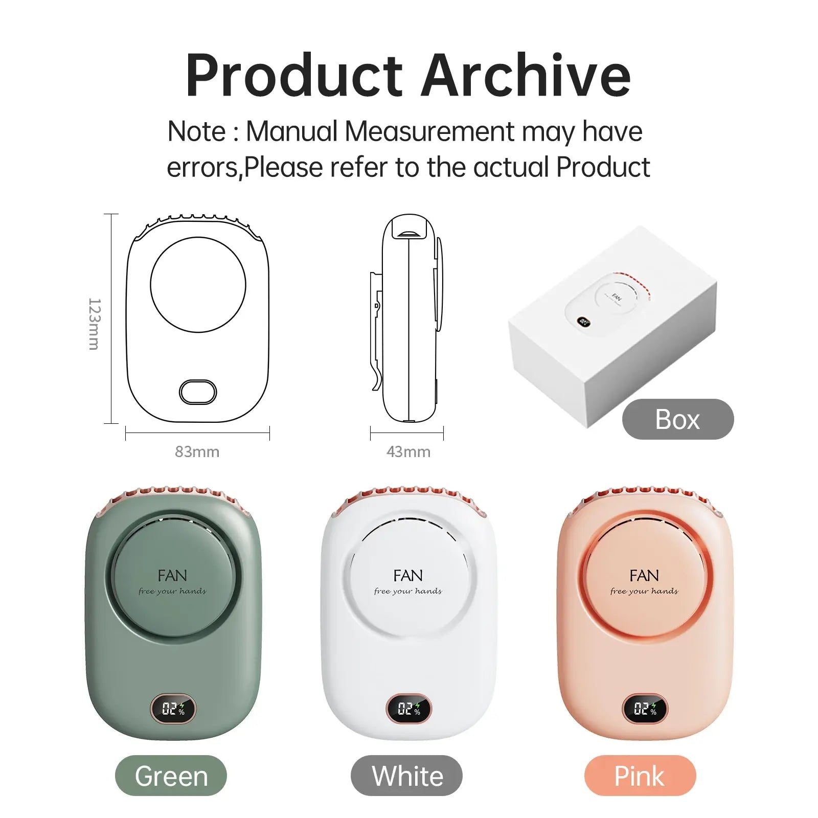 CoolBreeze Neck Fan - TorontoHobbyStore