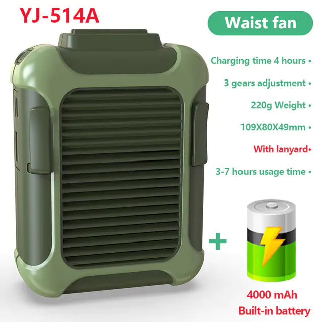Portable Waist Fan - TorontoHobbyStore